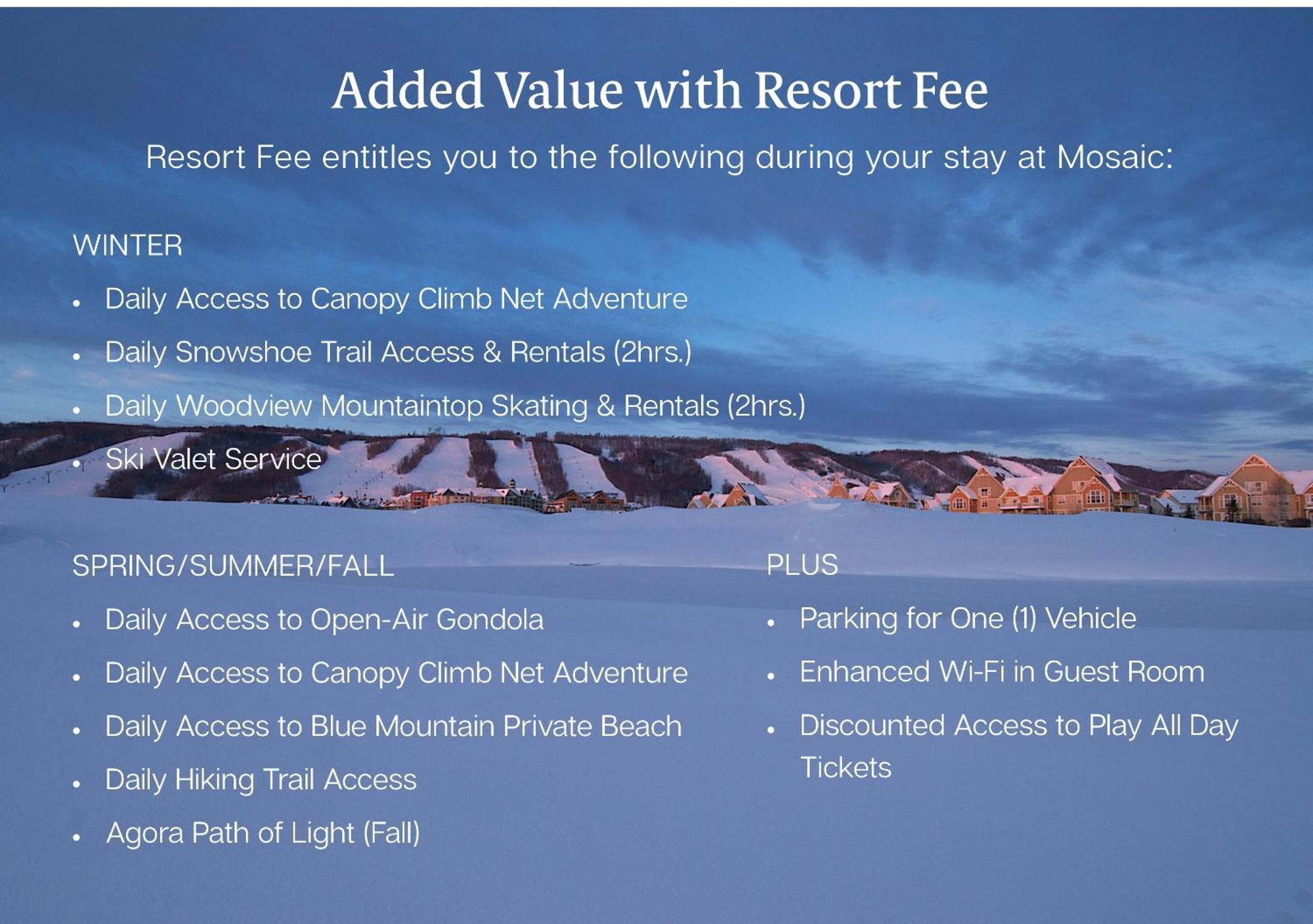 Blue Mountain Resort Mosaic Suites Блу-Маунтинс Экстерьер фото